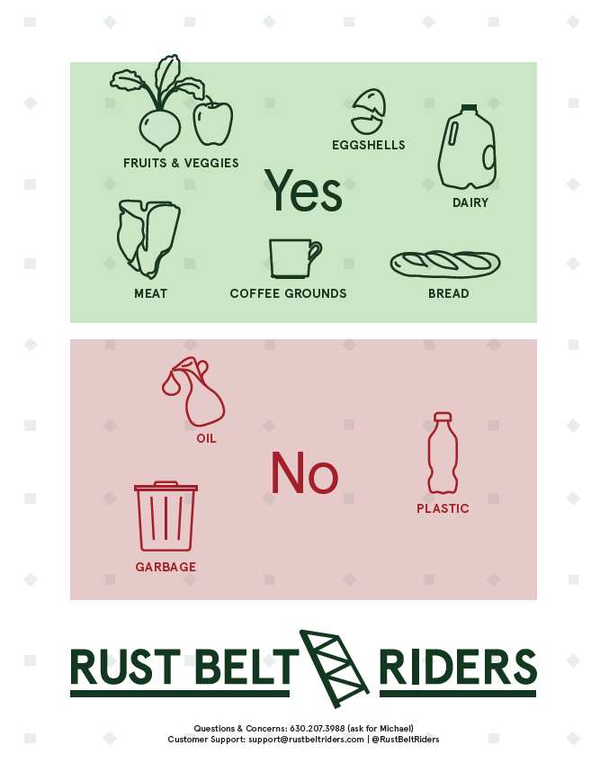 Rust Belt Riders sign